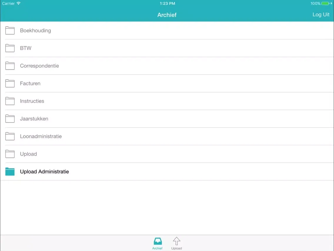 Tangkapan skrin slimmer. iPad 