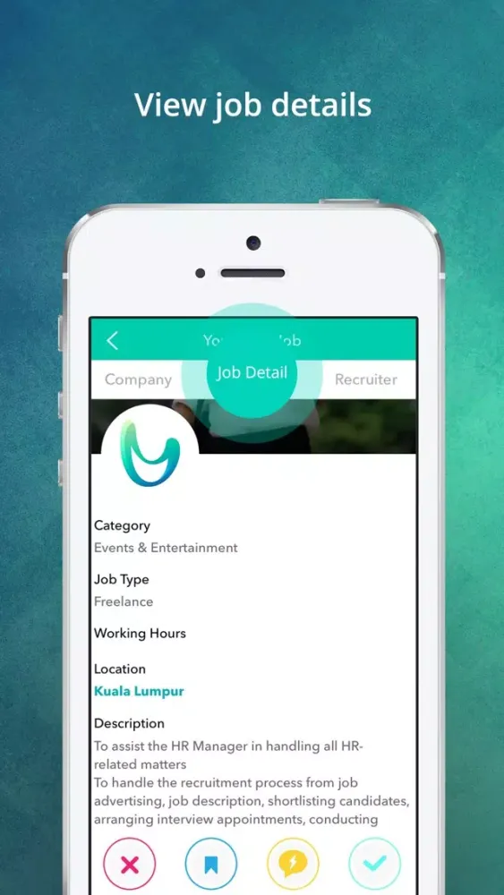 Скриншоты SlingApp - swipe.hired