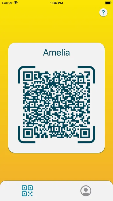 JustMetMe contact share by QR Screenshots