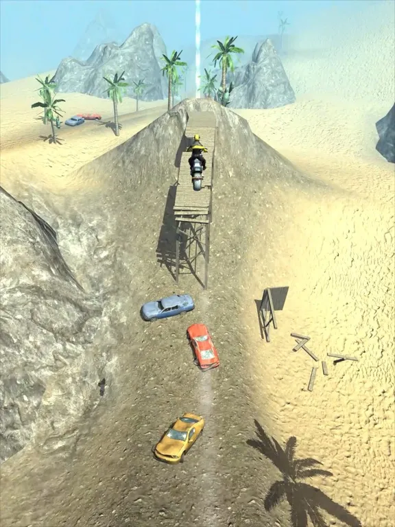 Slingshot Stunt Biker iPad  سکرین شاٹس
