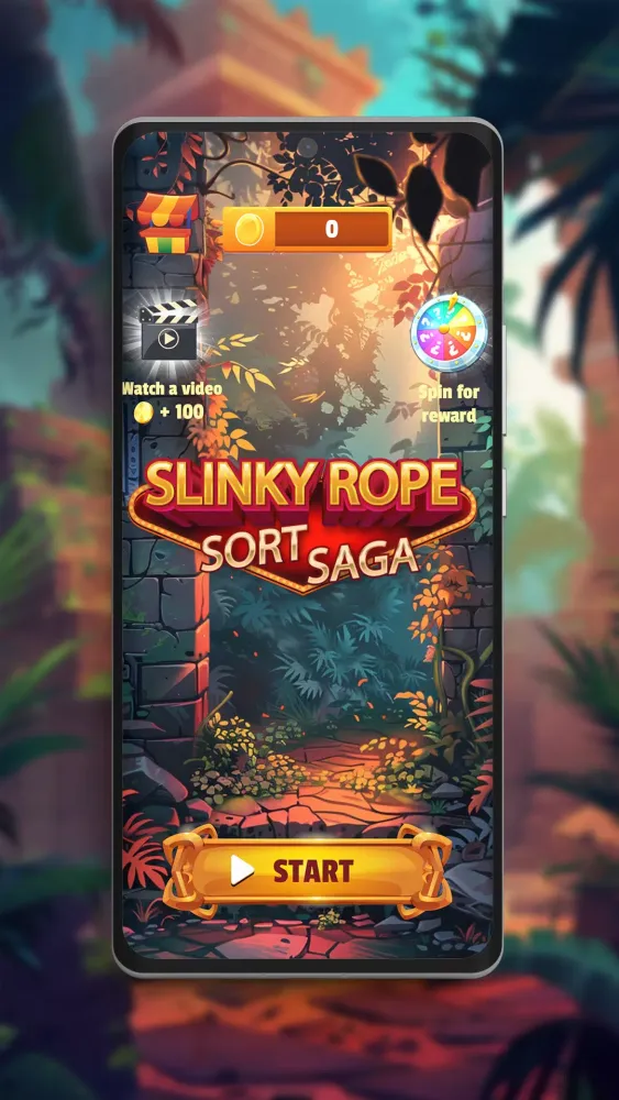Zrzuty ekranu Slinky Rope Sort Saga