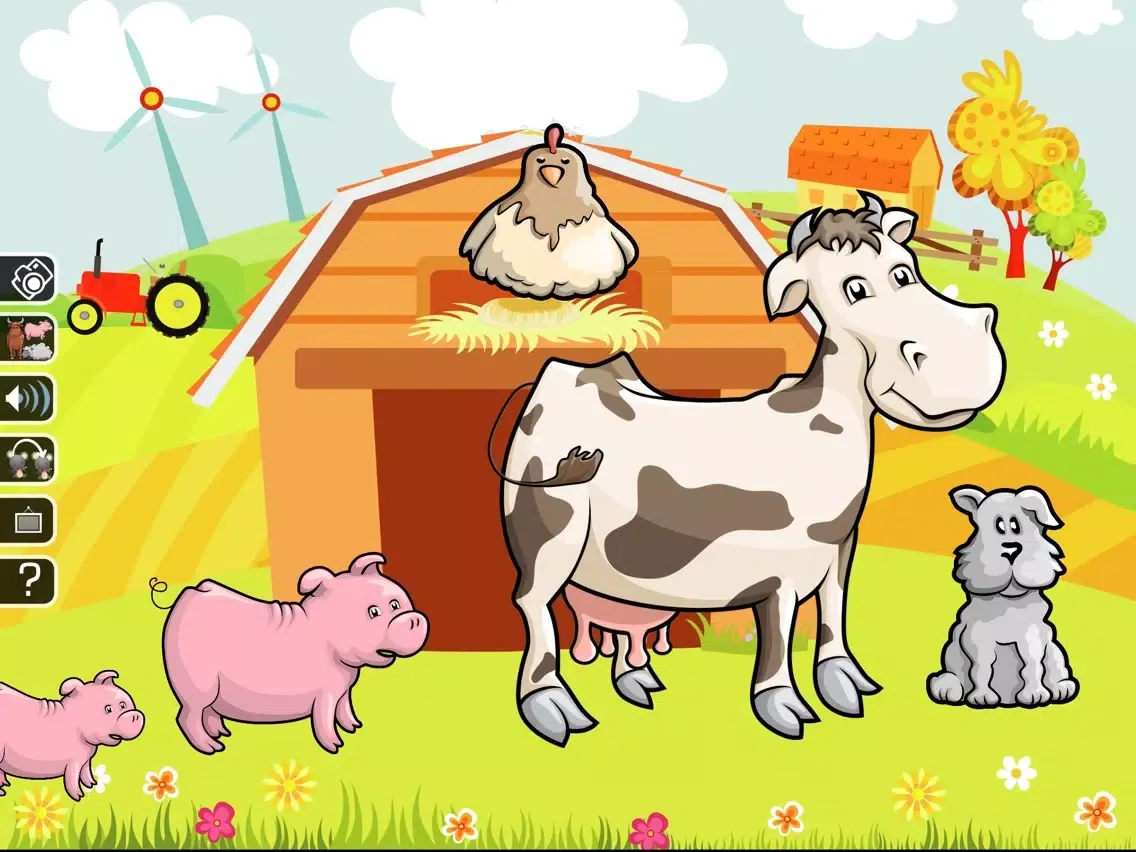 Farm Yard Fun For Kids iPad 应用截图