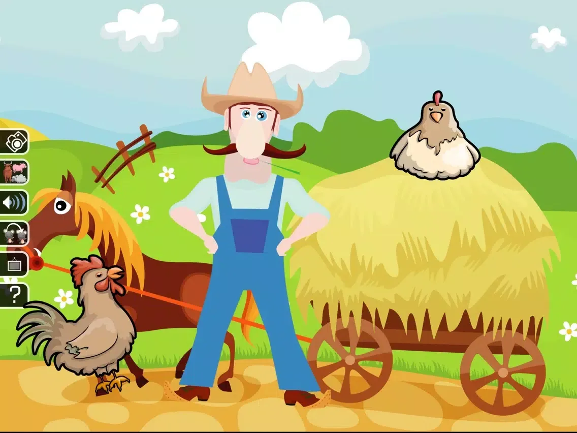 Farm Yard Fun For Kids iPad 应用截图