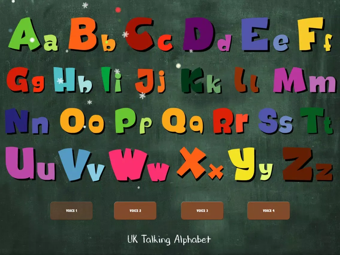 UK Talking Alphabet iPad  Screenshots