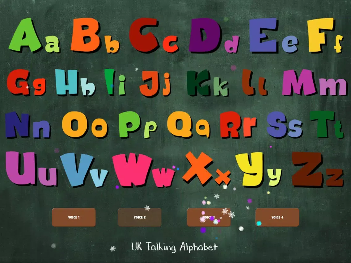UK Talking Alphabet iPad  Screenshots