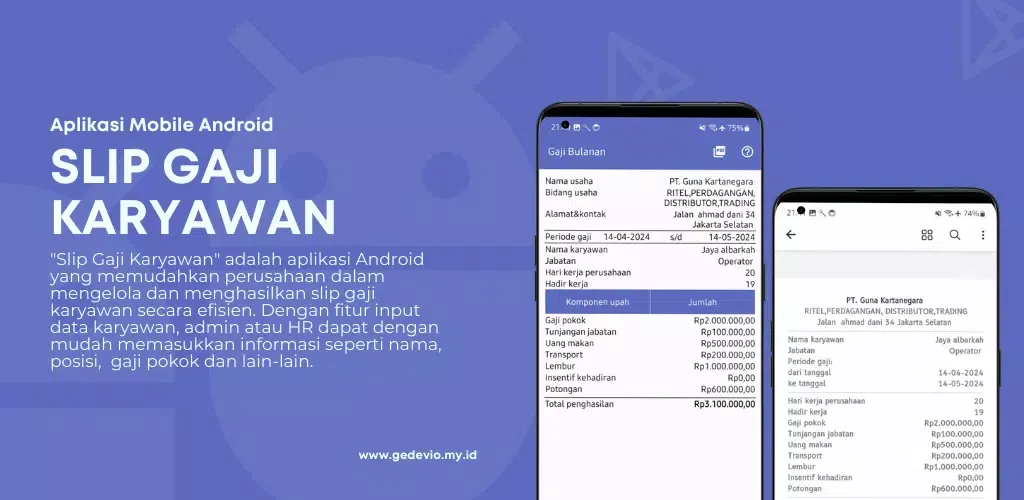 Slip Gaji Karyawan Screenshots