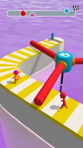 Tangkapan skrin Fun Race 3D — Run and Parkour