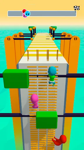 Tangkapan skrin Fun Race 3D — Run and Parkour