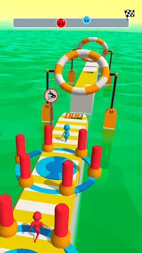 Tangkapan skrin Fun Race 3D — Run and Parkour