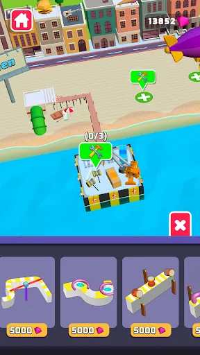 Tangkapan skrin Fun Race 3D — Run and Parkour