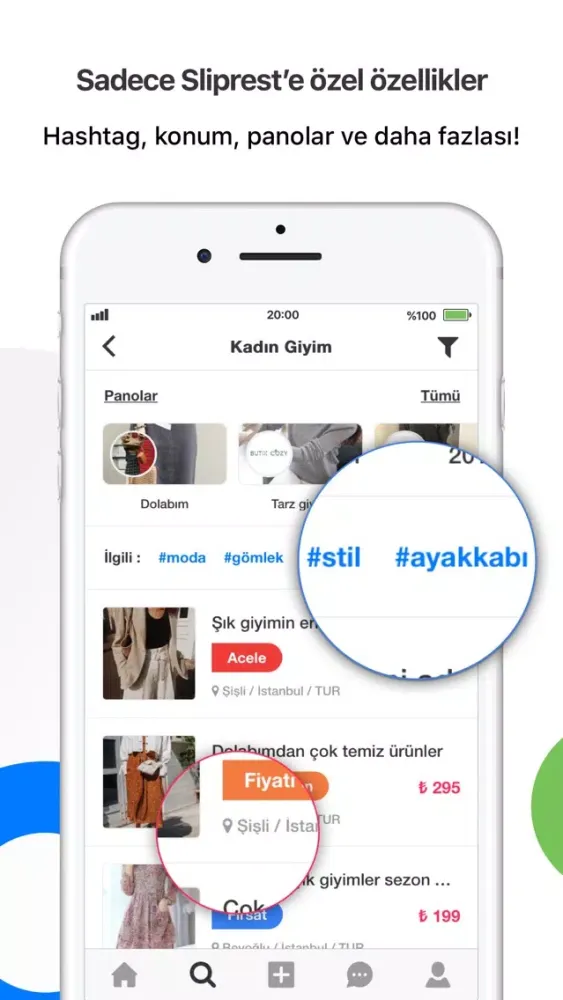 Sliprest | Sıfır ve ikinci el Ekran Görüntüleri