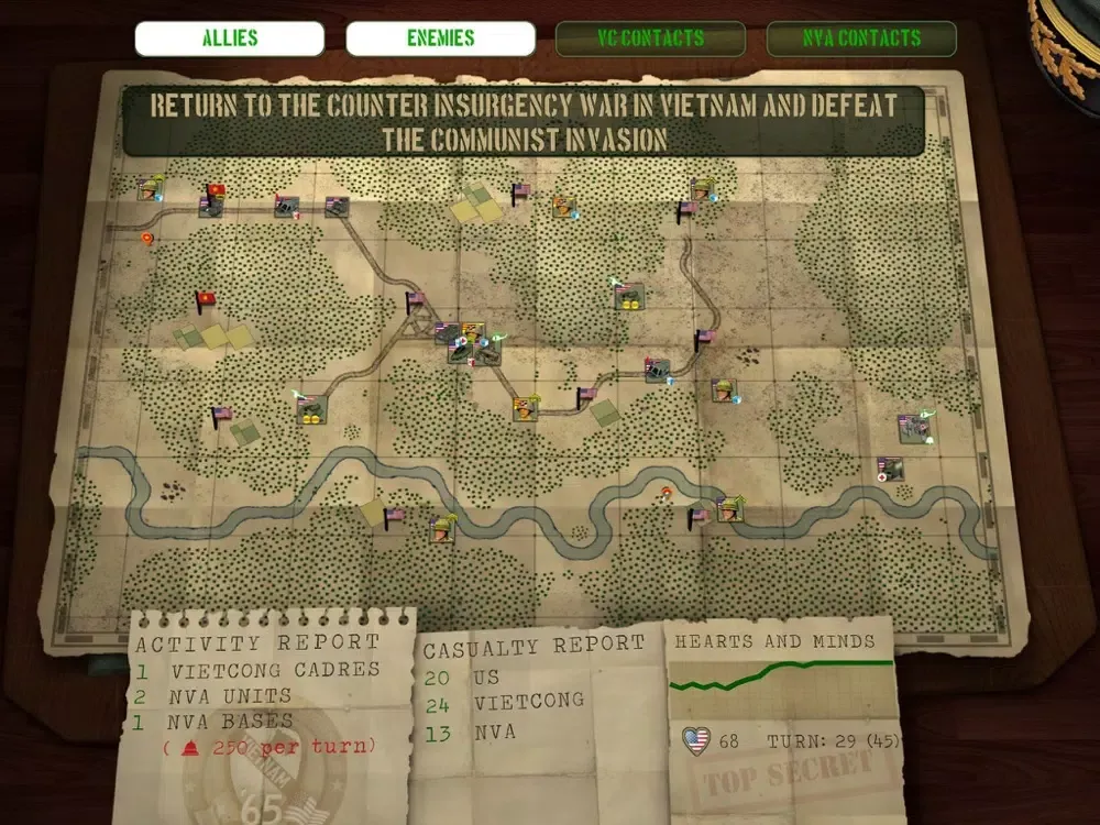 Tangkapan skrin Vietnam...'65 iPad 