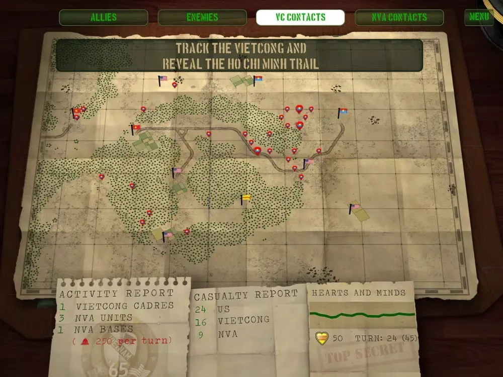 Tangkapan skrin Vietnam...'65 iPad 