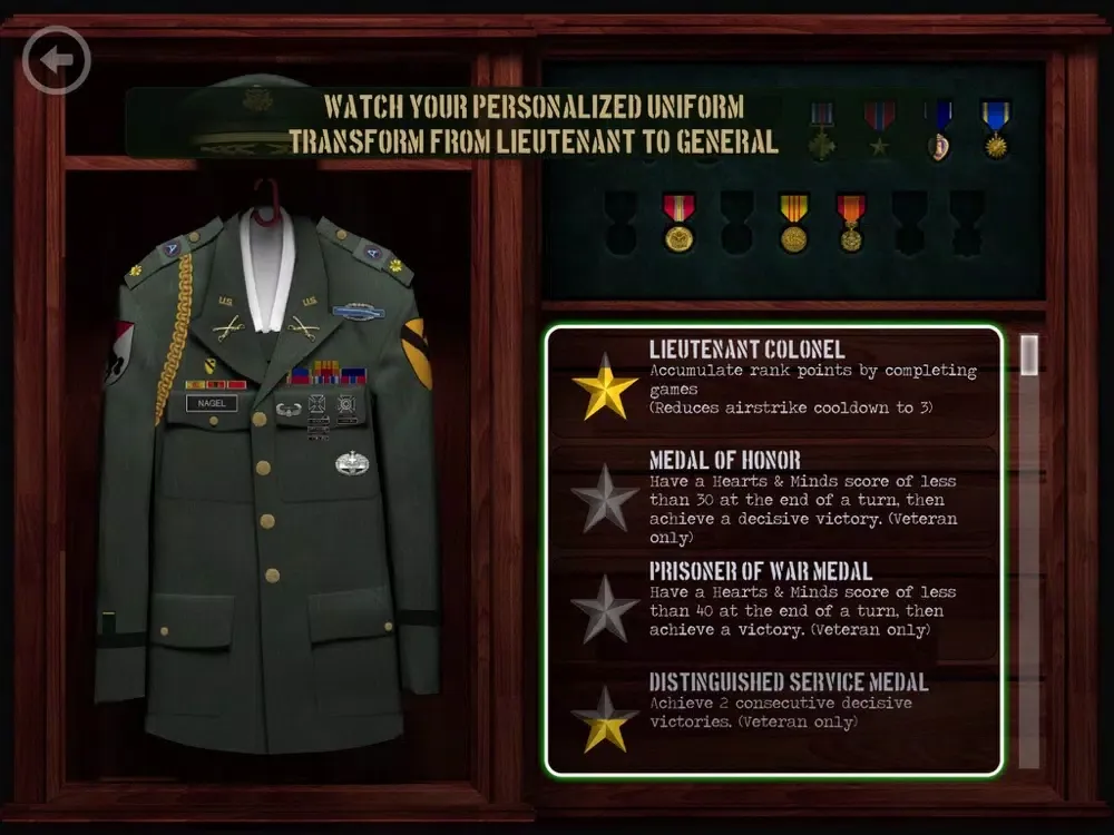 Tangkapan skrin Vietnam...'65 iPad 