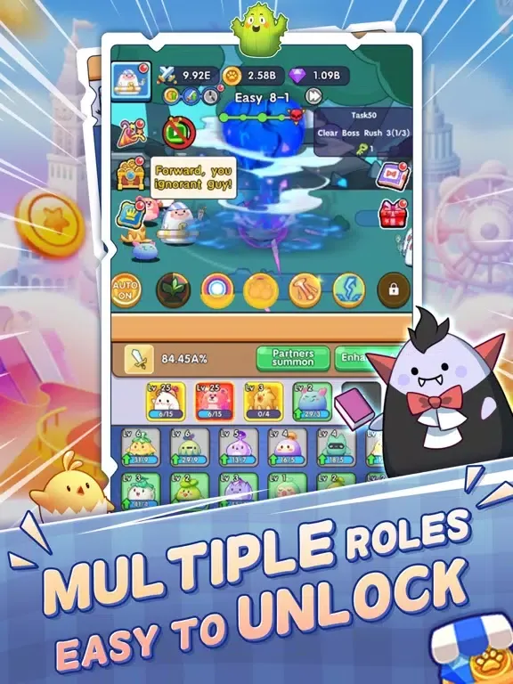 Slime Coming:word destiny game iPad  스크린샷