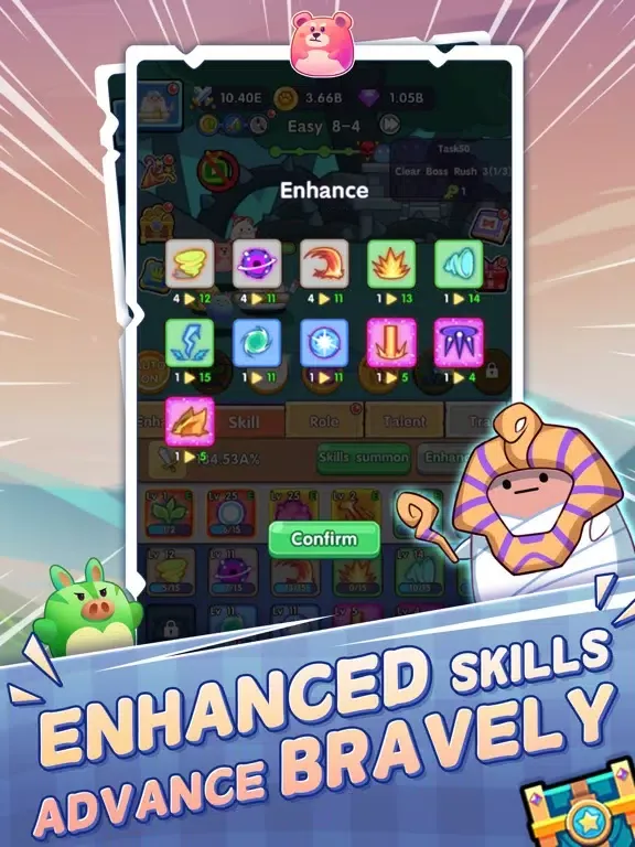 Slime Coming:word destiny game iPad  스크린샷