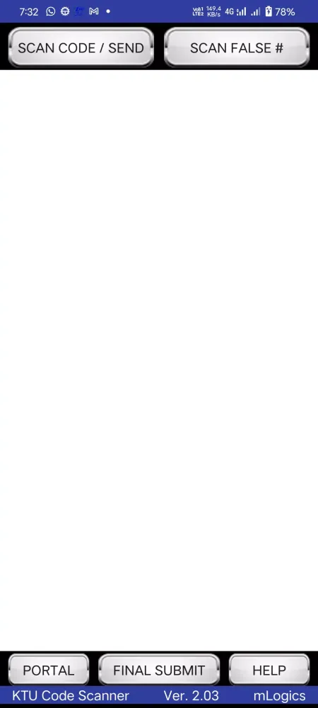 KTU Code Scanner Screenshots