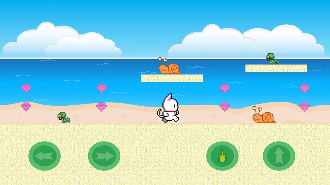 ภาพหน้าจอของ Super Cat 2 World Adventure