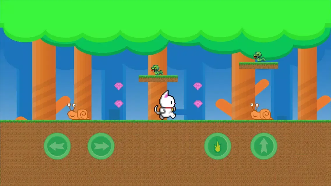 ภาพหน้าจอของ Super Cat 2 World Adventure