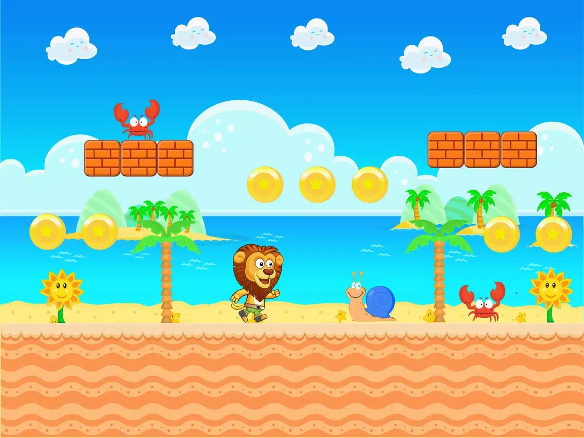 Tangkapan layar Lion's World - Super Free Platform Game iPad 