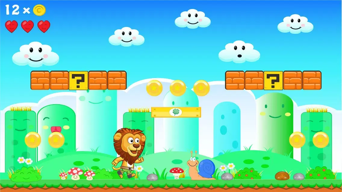 Tangkapan layar Lion's World - Super Free Platform Game