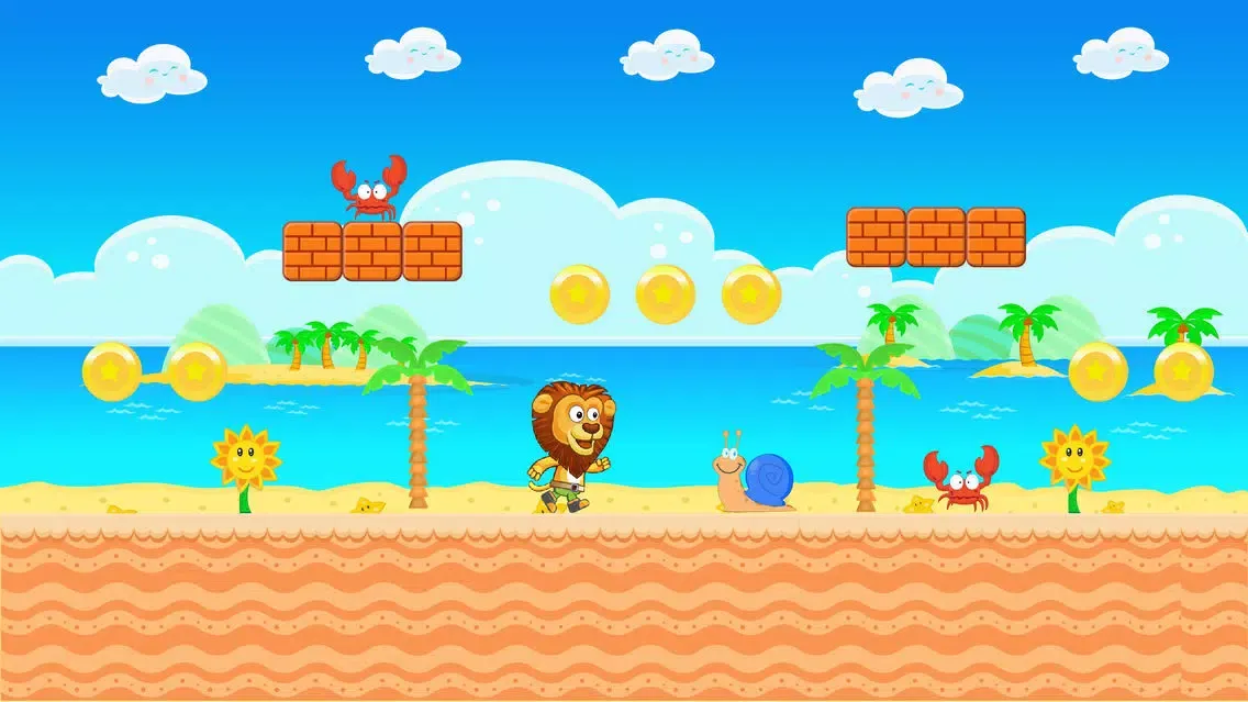 Tangkapan layar Lion's World - Super Free Platform Game