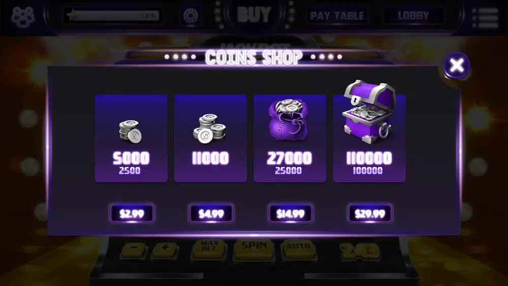 Capturas de tela do 777 Slot Spins Bayvip