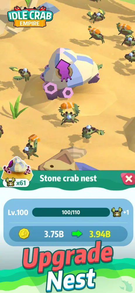 Idle Crab Empire Screenshots