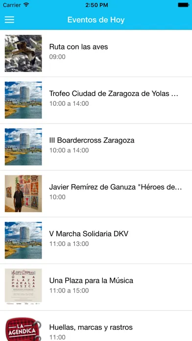 LaAgendica - Agenda cultural de Zaragoza Screenshots