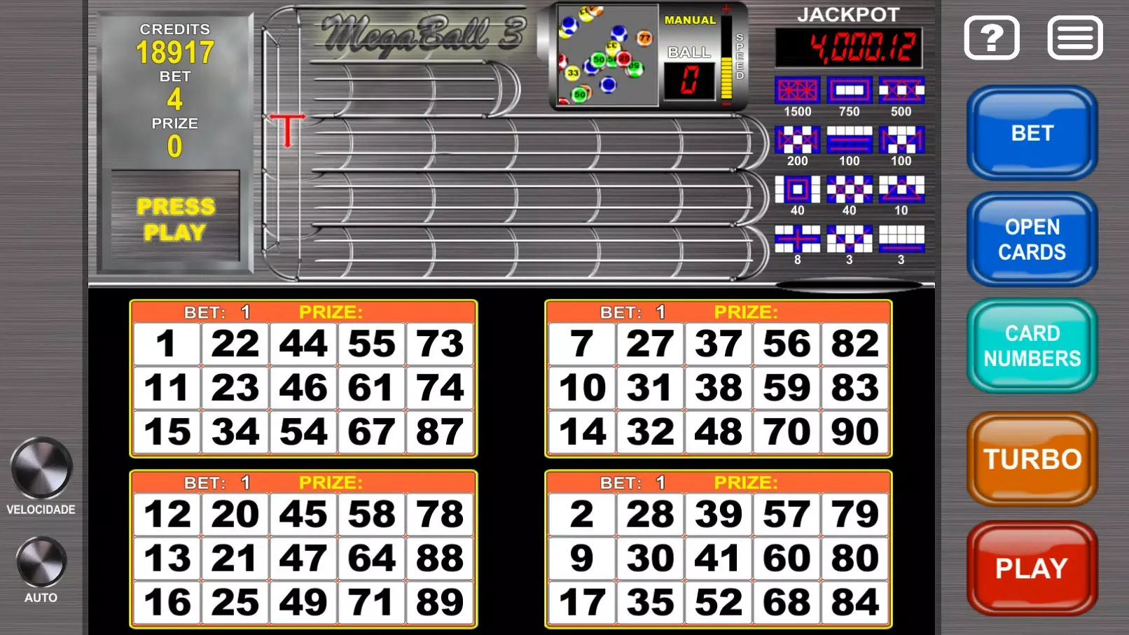 Video Bingo Mega Ball Flex應用截圖