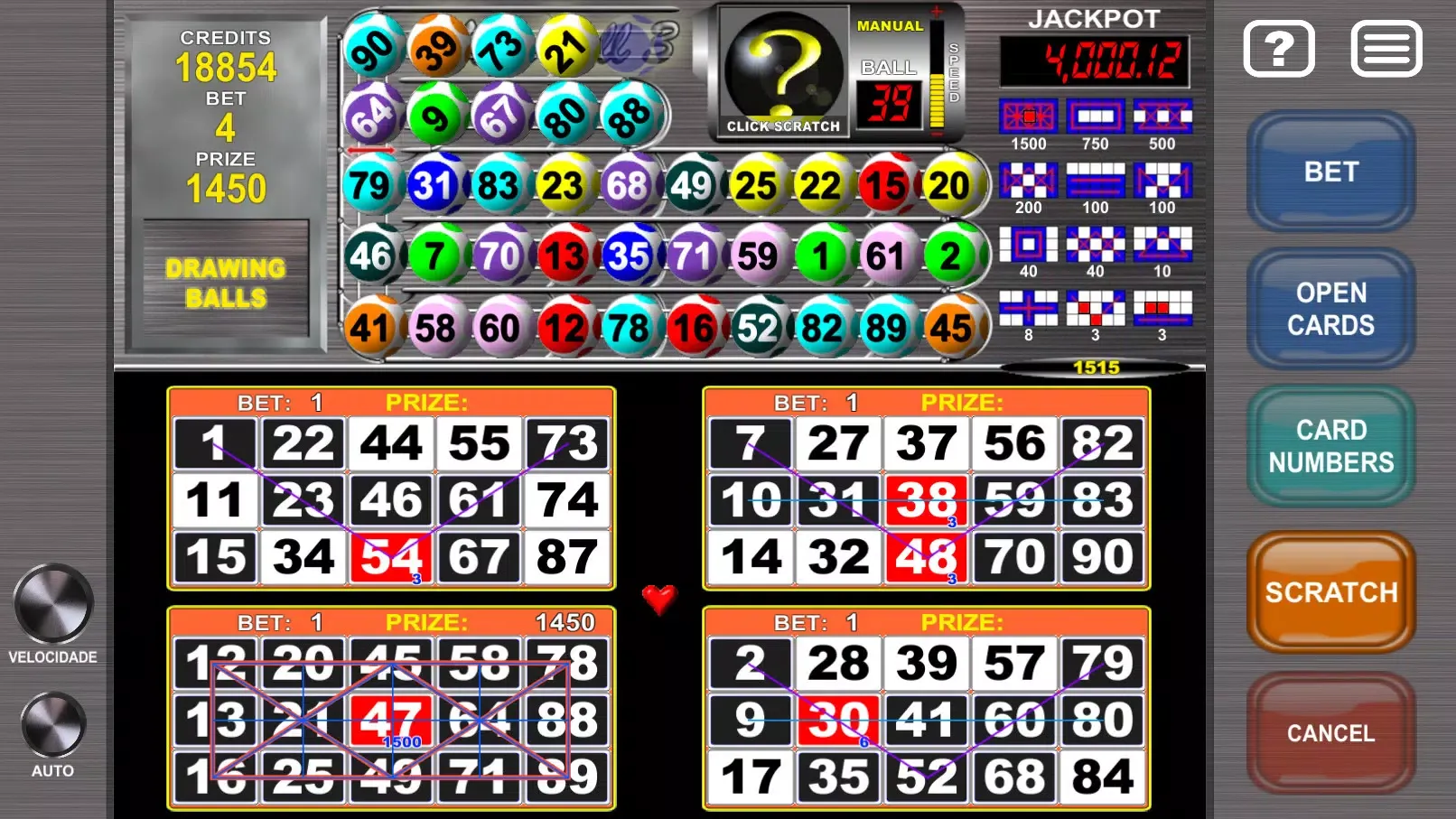 Video Bingo Mega Ball Flex應用截圖