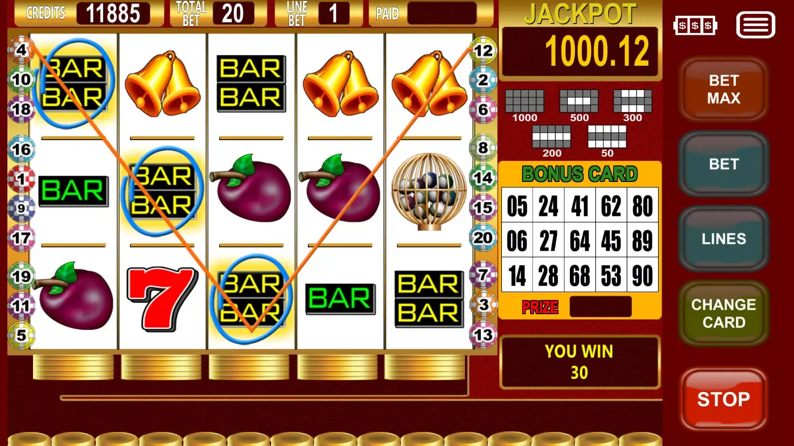 Slot Seven Bingo Screenshots