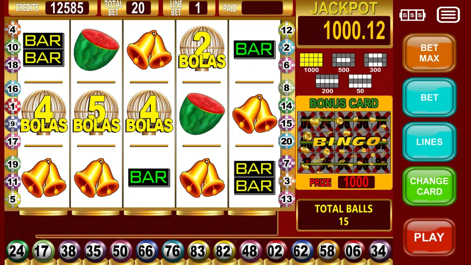 Slot Seven Bingo Screenshots