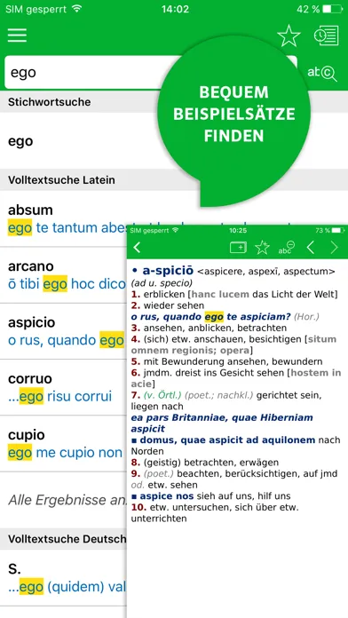 Wörterbuch Latein - Deutsch应用截图