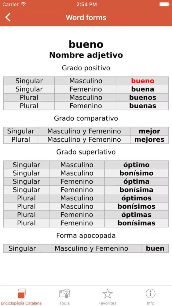 Compact Spanish-Catalan Catalan-Spanish Dictionary from Enciclopèdia Catalana Screenshots