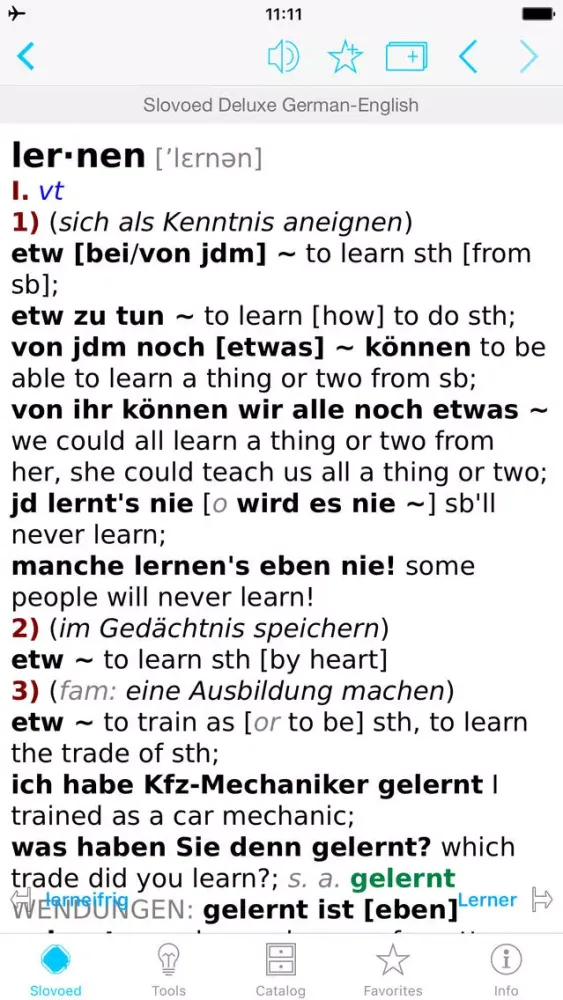 German <-> English Dictionary应用截图