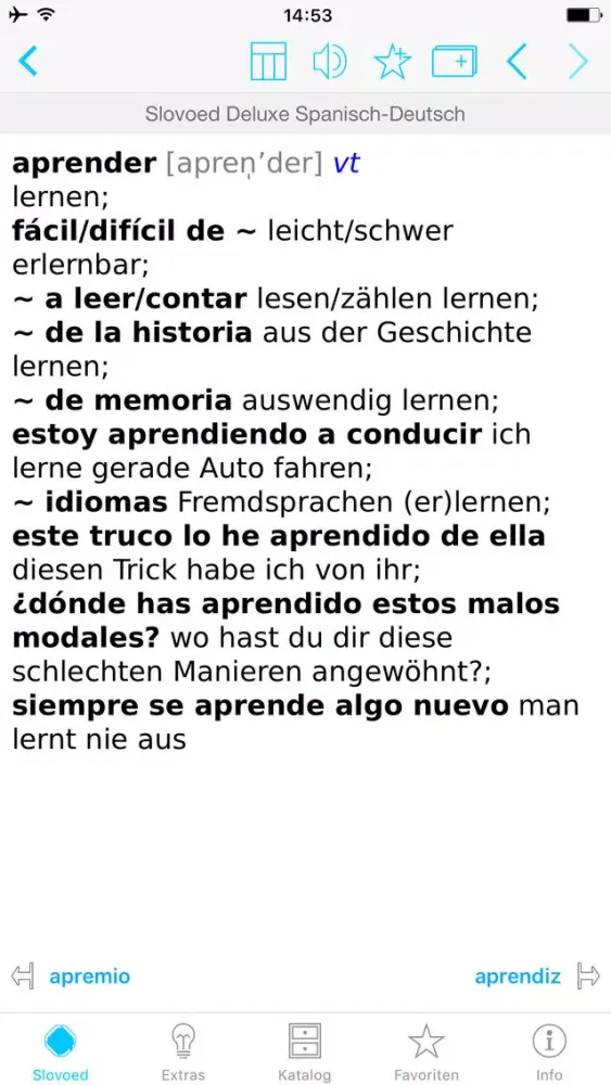 German <> Spanish Dictionary应用截图