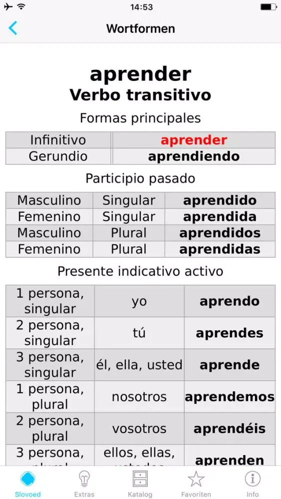 German <> Spanish Dictionary应用截图