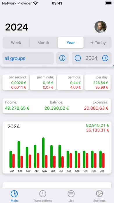 Zrzuty ekranu Live Budget - Money Manager