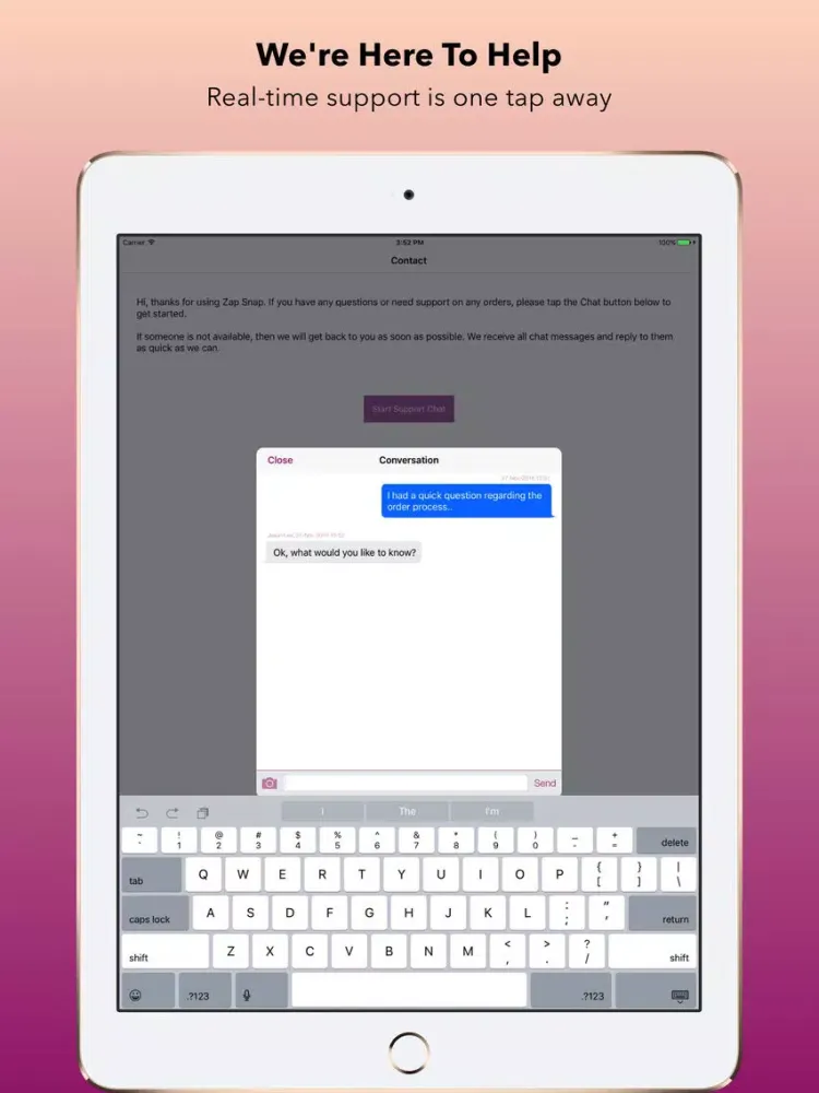 Zap Snap iPad  Screenshots