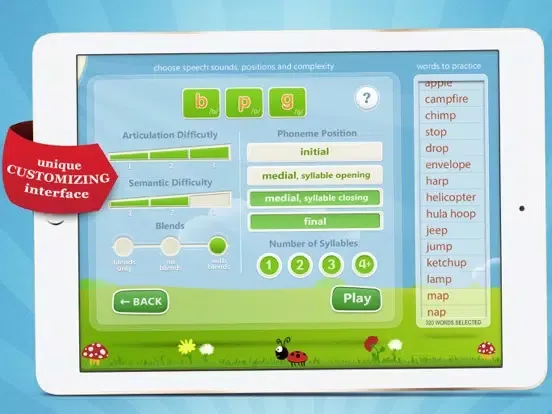 Capturas de pantalla de Talkie Articulation Pro iPad 