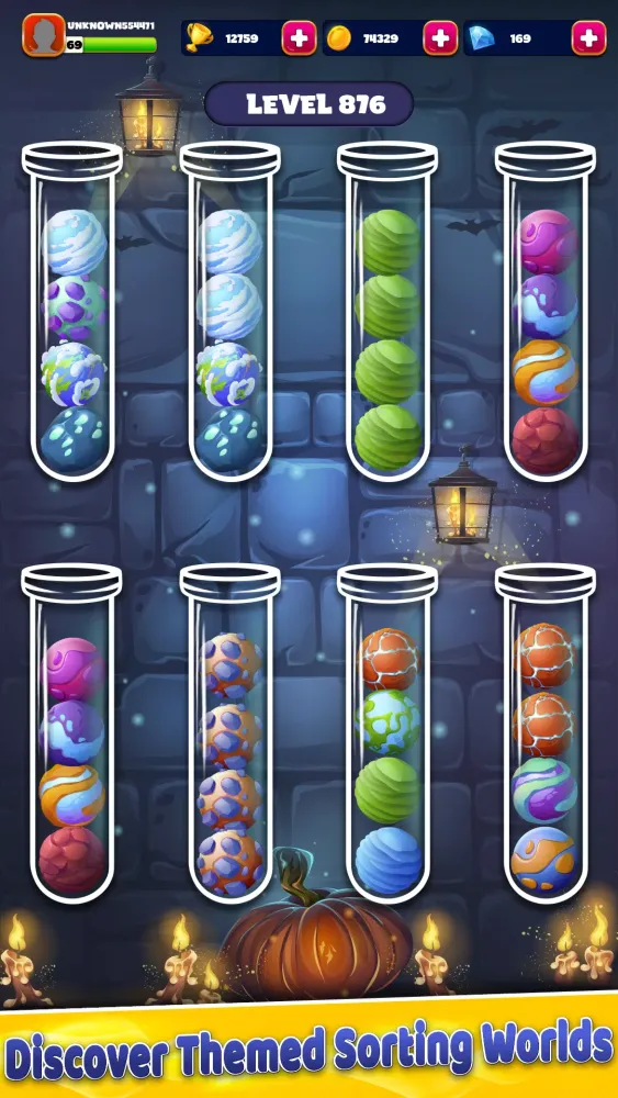 Captures d'écran de Ball Kubet Sort Puzzle Online