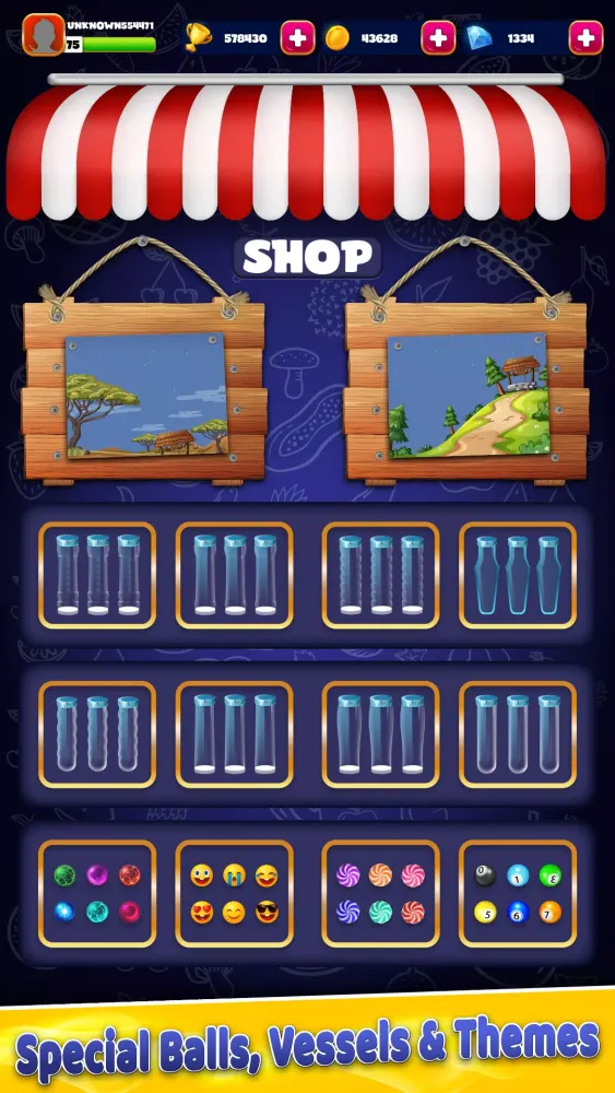 Captures d'écran de Ball Kubet Sort Puzzle Online