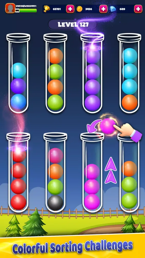 Captures d'écran de Ball Kubet Sort Puzzle Online