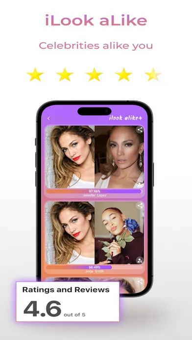 ภาพหน้าจอของ Celebrity Look aLike Celebs AI