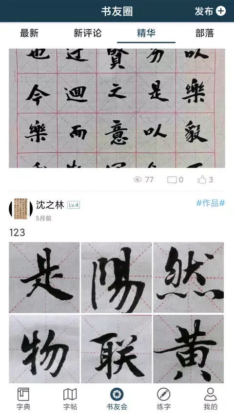صور 汉字书法字典