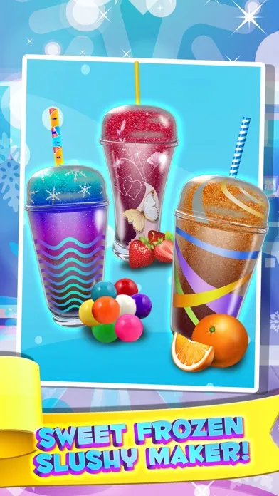 Dessert Slushy Maker Food Cooking Game - make candy drink for ice cream soda making salon!应用截图