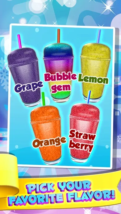 Dessert Slushy Maker Food Cooking Game - make candy drink for ice cream soda making salon!应用截图
