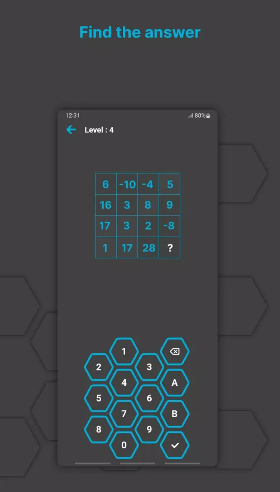 Zrzuty ekranu Brain Challenger - Math game