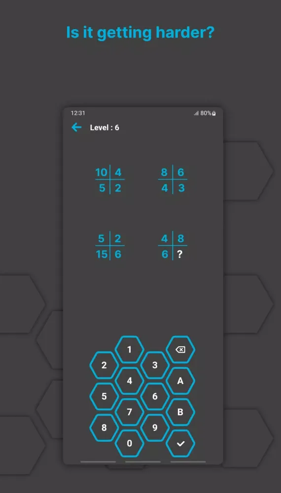 Zrzuty ekranu Brain Challenger - Math game